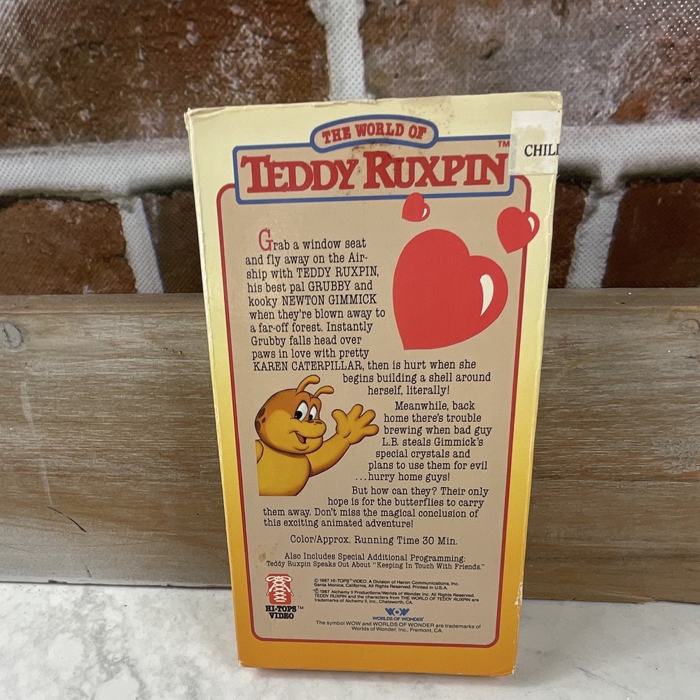 The World of Teddy Ruxpin: Grubby's Romance Vol 5 (VHS, 1987) NTSC - Picture 4 of 13